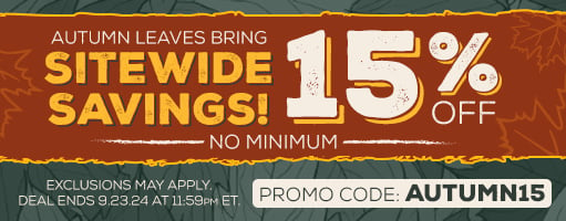 Look At This Great Deal Falling From The Trees - 15% OFF SItewide With No Minimum!