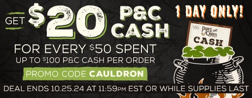 It's Overflowing! Be Sure To Get Your Share Of The P&C Cash That's Spilling Out - $20 P&C Cash For Every $50 Spent!